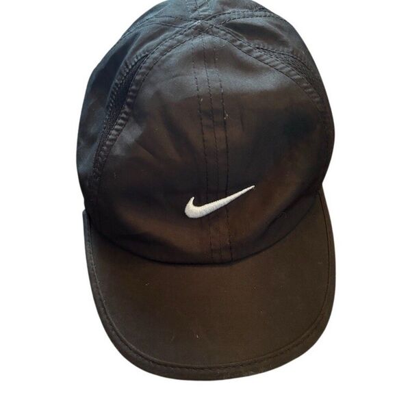 Nike Other - Nike Featherlight Dri-FIT Infant/Toddler Adjustable Cap Hat Black White